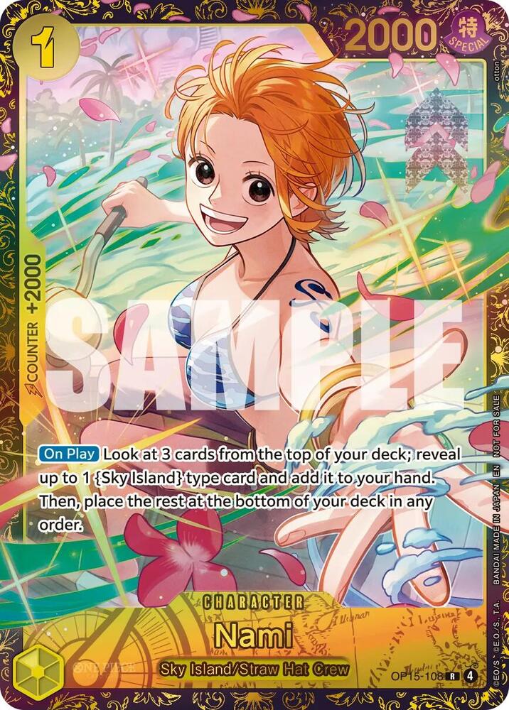 nami top 64 new yellow